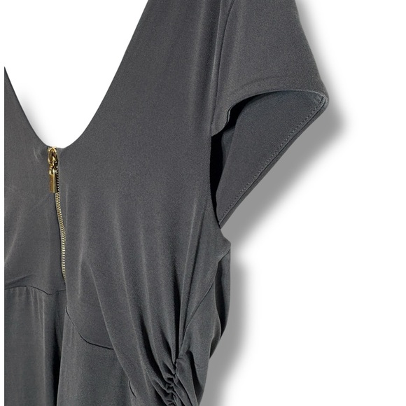 Victoria's Secret little Black Dress Draped Stretch Jersey Scoop Neck Large - Picture 5 of 7